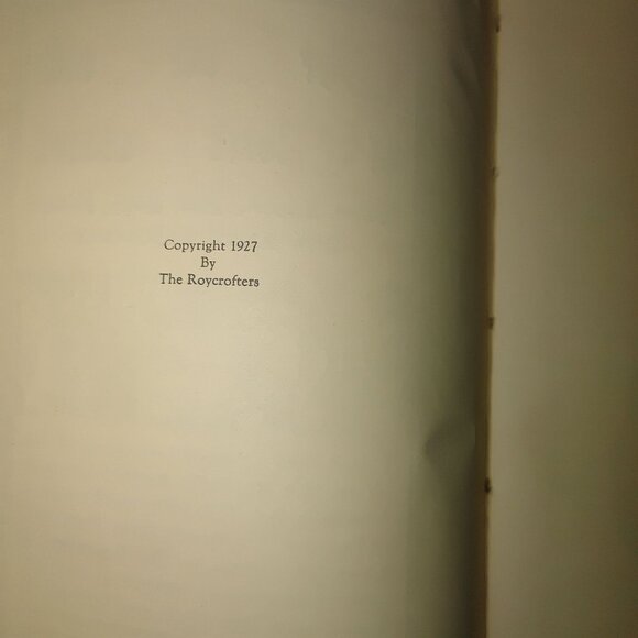 Elbert Hubbards Scrap Book 1927 Leather Bound By Roycrofters - Picture 4 of 16